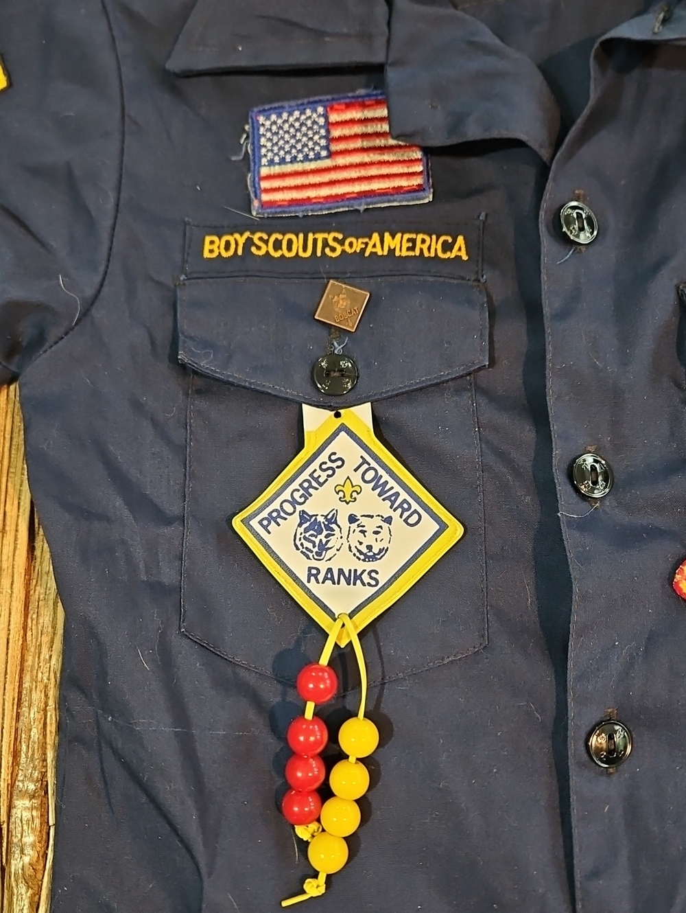 ✨ Vintage 1970s / 1980s Cub Scout Uniform Shirt & Accessories Bundle! ✨